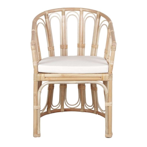 Silla HEIDI, Ratán Natural / Textil. Vackart Silla HEIDI, Ratán Natural / Textil. Vackart