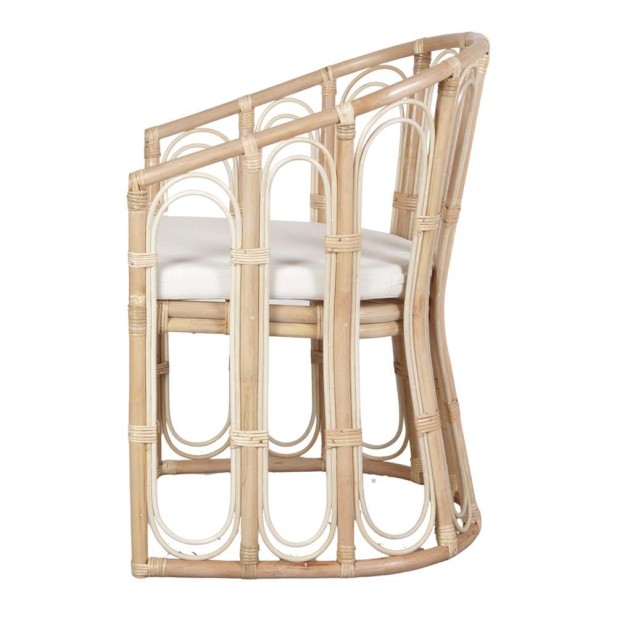 Silla HEIDI, Ratán Natural / Textil. Vackart Silla HEIDI, Ratán Natural / Textil. Vackart