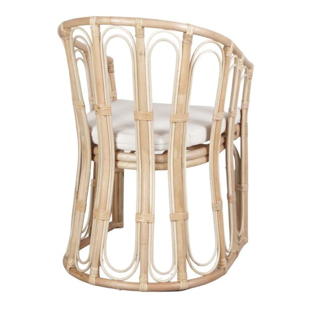 Silla HEIDI, Ratán Natural / Textil. Vackart Silla HEIDI, Ratán Natural / Textil. Vackart