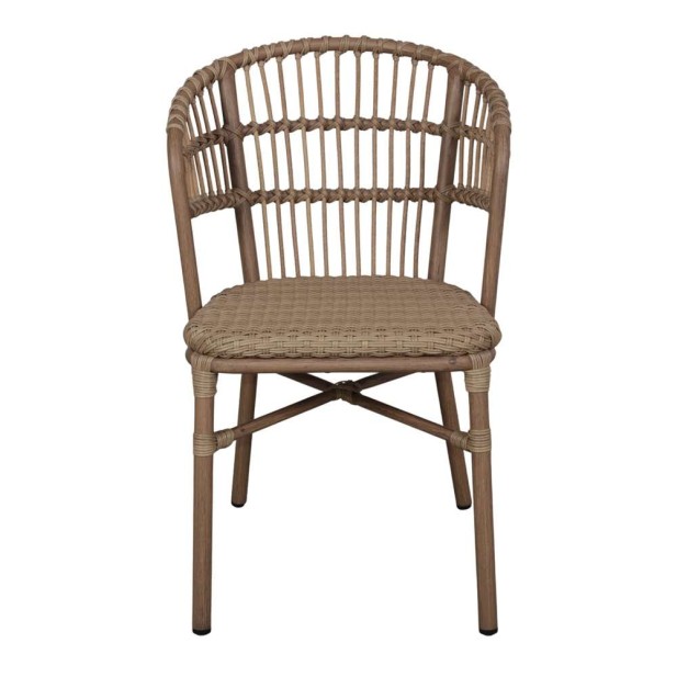 Silla SAVANA, Ratán Sintético / Metal Bambú. Vackart