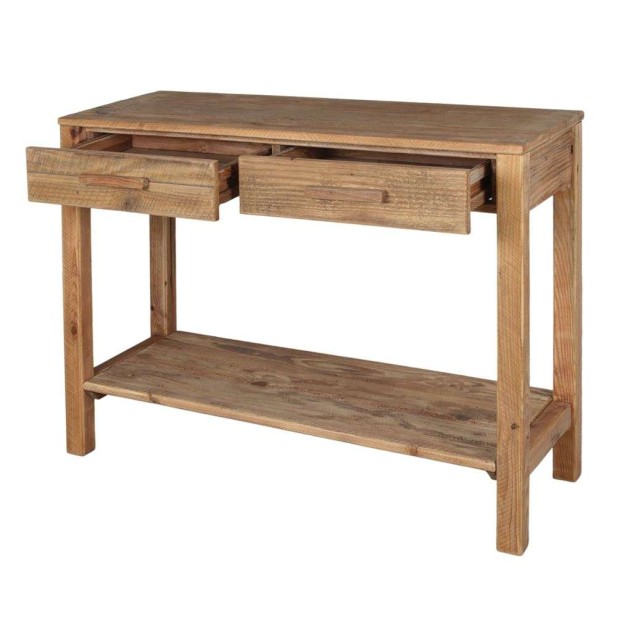 Consola TRAPANI, Madera Reciclada Natural. Vackart