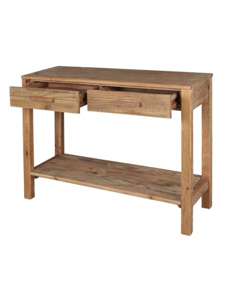 Consola TRAPANI, Madera Reciclada Natural. Vackart