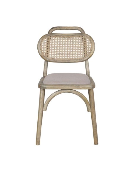 Silla MANAR, Madera / Ratán Natural. Vackart