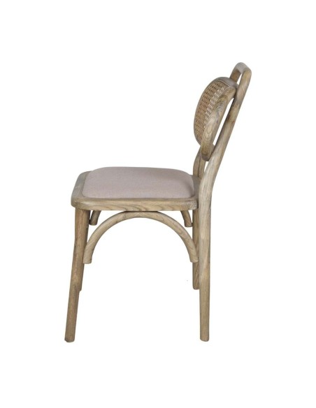 Silla MANAR, Madera / Ratán Natural. Vackart