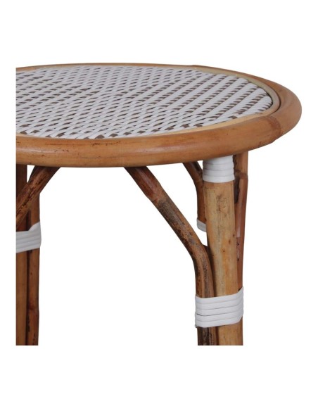Taburete Alto FIORI 74 cm, Ratán Natural / Sintético . Vackart
