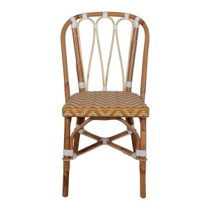 Silla ROSILY, Ratán Natural / Sintético Curry. Vackart 2