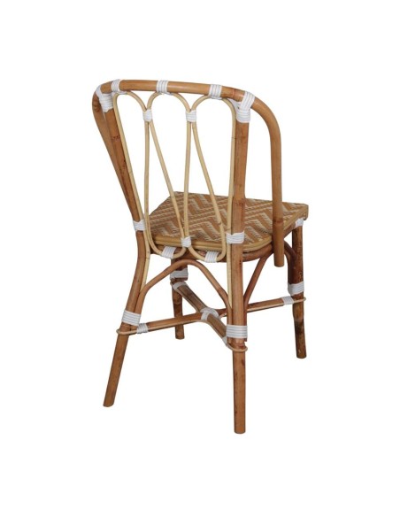 Silla ROSILY, Ratán Natural / Sintético Curry. Vackart