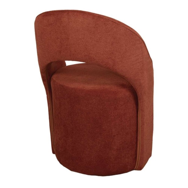 Puff BATEN, Textil Terracota. Vackart