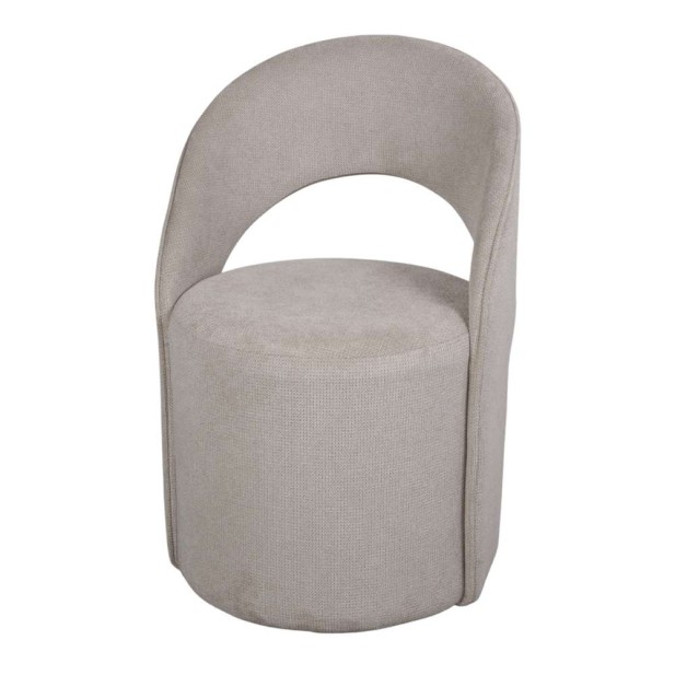 Puff BATEN, Textil Beige. Vackart