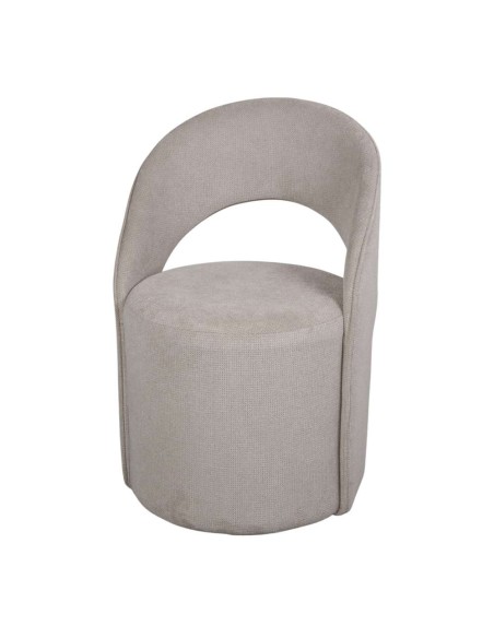 Puff BATEN, Textil Beige. Vackart