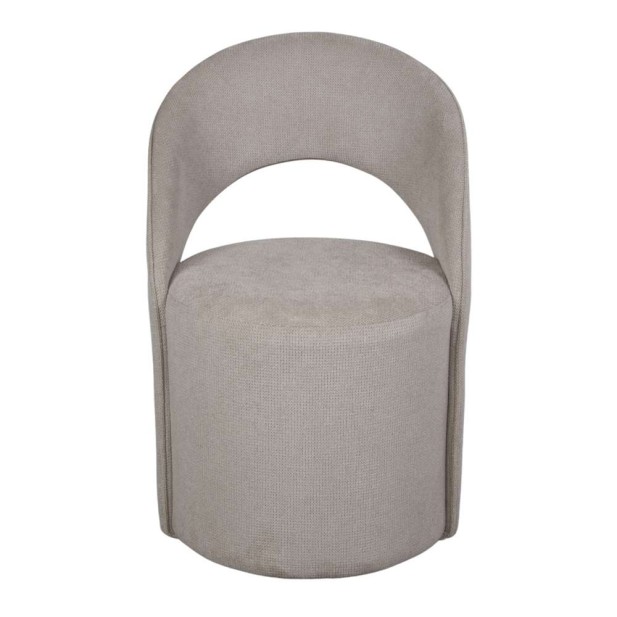 Puff BATEN, Textil Beige. Vackart