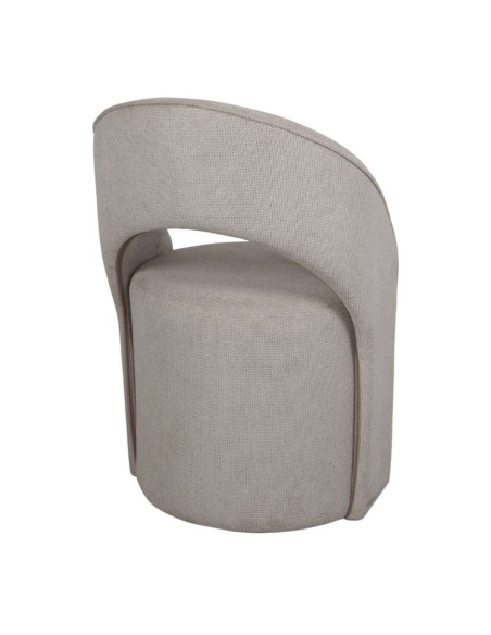 Puff BATEN, Textil Beige. Vackart