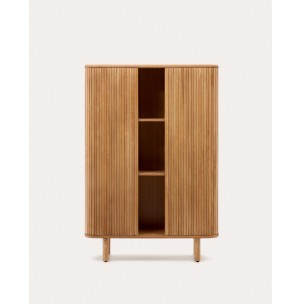 Aparador Mailen 2 puertas fresno 110 x 140 cm Kave Home; M1200002MM50