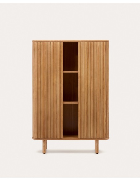 Aparador Mailen 2 puertas fresno 110 x 140 cm Kave Home; M1200002MM50