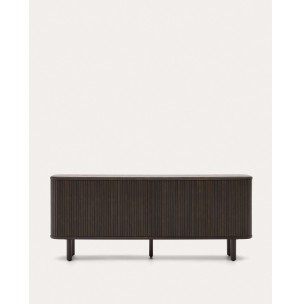 Aparador Mailen 2 puertas fresno oscuro 180x75cm KaveHome M0100011MM51