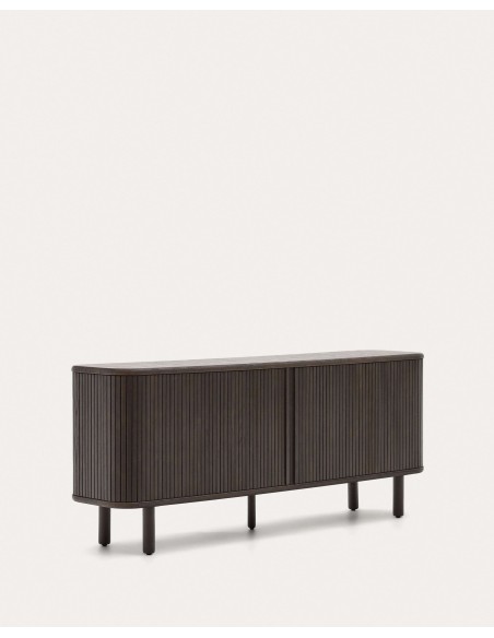 Aparador Mailen 2 puertas fresno oscuro 180x75cm KaveHome M0100011MM51