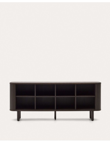 Aparador Mailen 2 puertas fresno oscuro 180x75cm KaveHome M0100011MM51