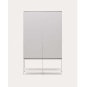 Aparador Vedrana 4 puertas DM lacado blanco 97,5 x 160 cm - Kave Home; M0400023LL05 - Vackart, productos de diseño