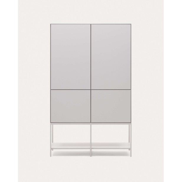 Aparador Vedrana 4 P, DM blanco 97,5 x 160 cm - Kave Home M0400023LL05