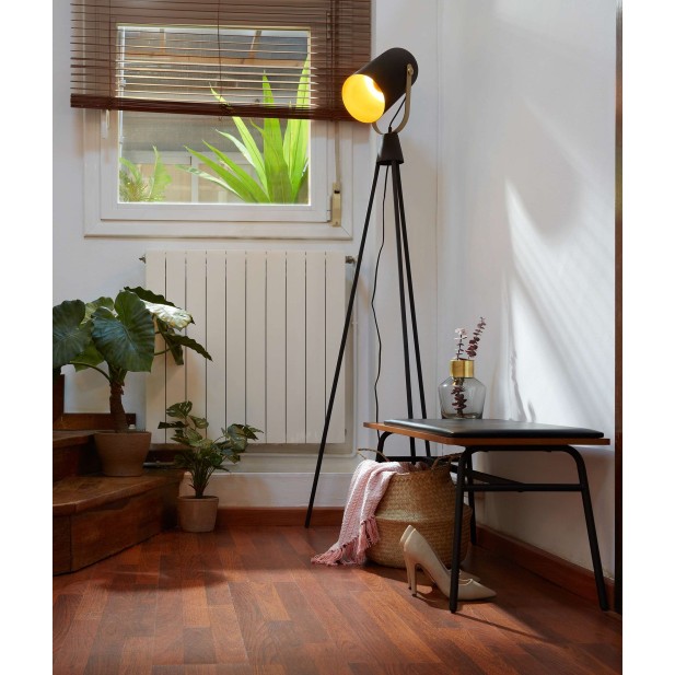 Banco Carabel, acero y chapado de nogal 100 cm - Kave Home; CC0757M46 Banco Carabel, acero y chapado de nogal 100 cm - Kave Home; CC0757M46