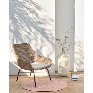 Butaca Abeli de cuerda beige - Kave Home; CC5222J12 2