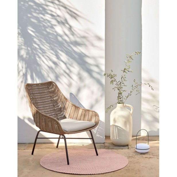 Butaca Abeli de cuerda beige - Kave Home; CC5222J12 Butaca Abeli de cuerda beige - Kave Home; CC5222J12