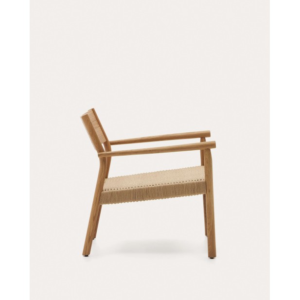 Butaca Yalia, roble natural / cuerda papel - Kave Home; S0900044CP46 Butaca Yalia, roble natural / cuerda papel - Kave Home; S0900044CP46