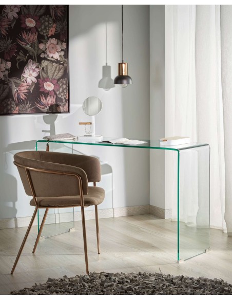 Consola Burano de cristal 125 x 78 cm - Kave Home; J001C07