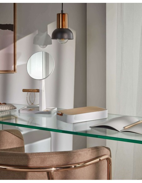 Consola Burano de cristal 125 x 78 cm - Kave Home; J001C07