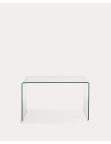 Escritorio Burano de cristal 125 x 70 cm - Kave Home