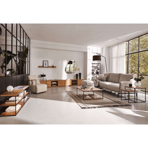 Lámpara de pie Ciana, metal, pantalla algodón - Kave Home; AA8917R01 Lámpara de pie Ciana, metal, pantalla algodón - Kave Home; AA8917R01