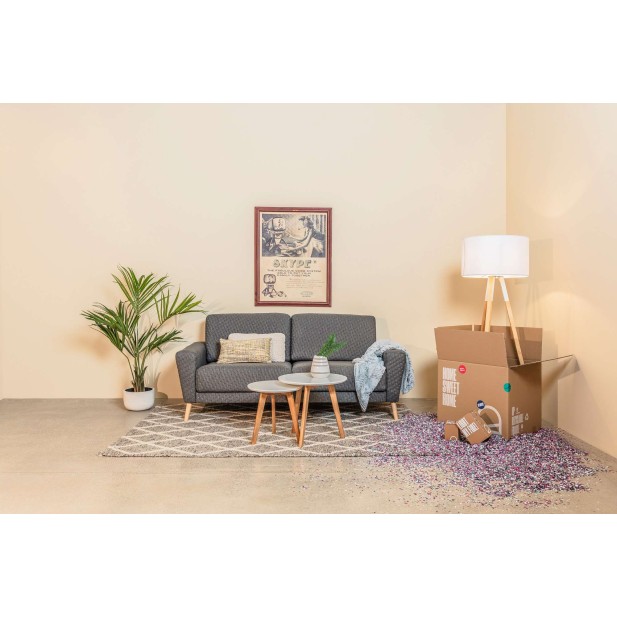 Lámpara de pie Iguazu de madera... Lámpara de pie Iguazu de madera...