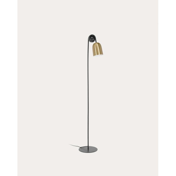 Lámpara de pie Natsumi de metal y madera - Kave Home; AA5839R53