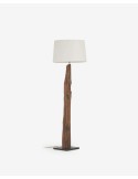 Lámpara de pie Powell de madera reciclada - Kave Home
