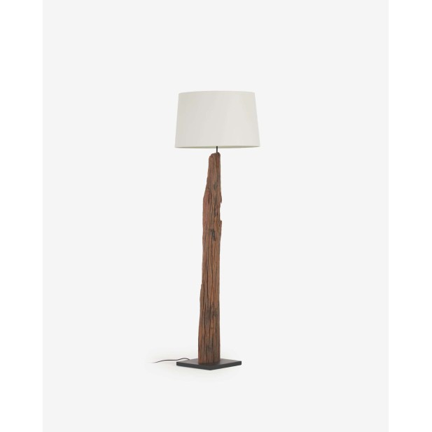 Lámpara de pie Powell, madera reciclada - Kave Home; EA331FN39