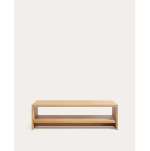 Mesa de centro Abilen de chapa de roble 120 x 60 cm FSC 100% - Kave Home; T0500001MM46 - Vackart, productos de diseño