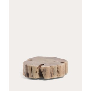 Mesa de centro con ruedas Essi madera maciza de acacia Ø 65 x 60 cm - Kave Home; CC0410M43 - Vackart, productos de diseño