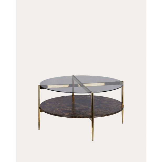 Mesa de centro Kamilah Ø 84 cm - Kave Home; CC1837C15