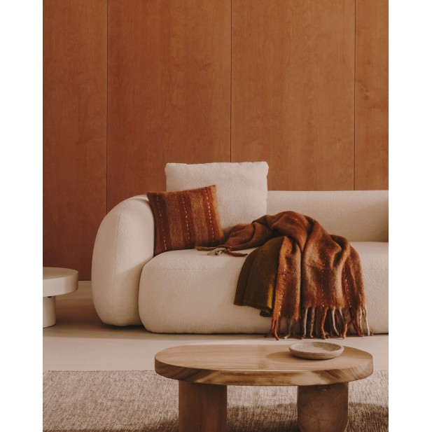 Mesa de centro Mosi, madera mungur Ø90x60 cm - Kave Home; T0600025MM46 Mesa de centro Mosi, madera mungur Ø90x60 cm - Kave Home; T0600025MM46