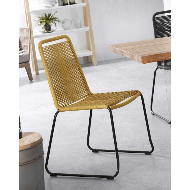 Mesa Lotty, roble natural, cristal 220 x 100 cm - Kave Home; C947M40 Mesa Lotty, roble natural, cristal 220 x 100 cm - Kave Home; C947M40