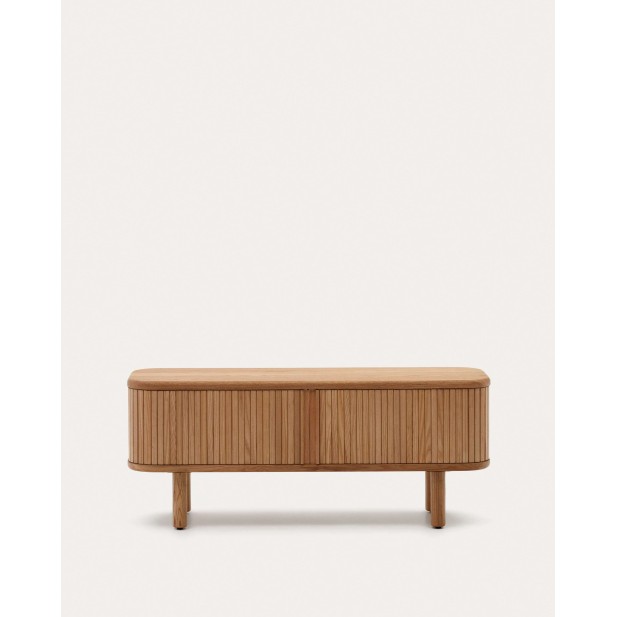 Mueble TV Mailen 2P, fresno natural 120x50 cm - Kave Home M1000015MM50