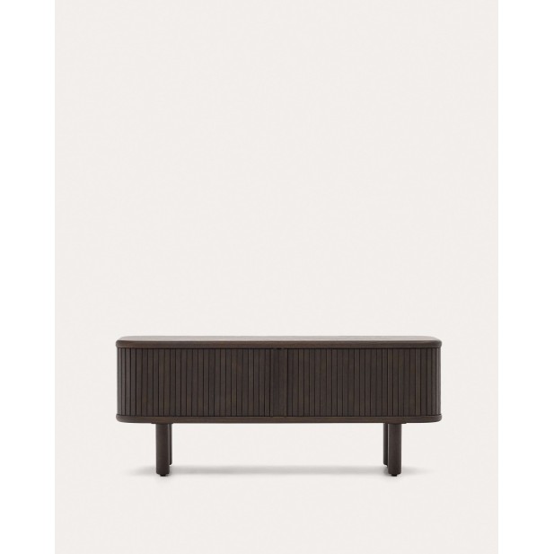 Mueble TV Mailen 2P, fresno oscuro 120x50 cm - Kave Home; M1000015MM51
