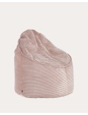 Puf Wilma pana gruesa rosa Ø 80 cm - Kave Home