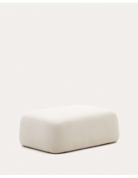 Reposapiés Martina de borreguito crudo 123 x 85 cm - Kave Home