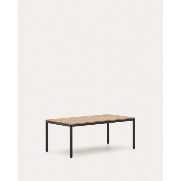 Set Aiguafreda sofá 2P, 2 sillones, mesa FSC - Kave Home; J1600010JJ03