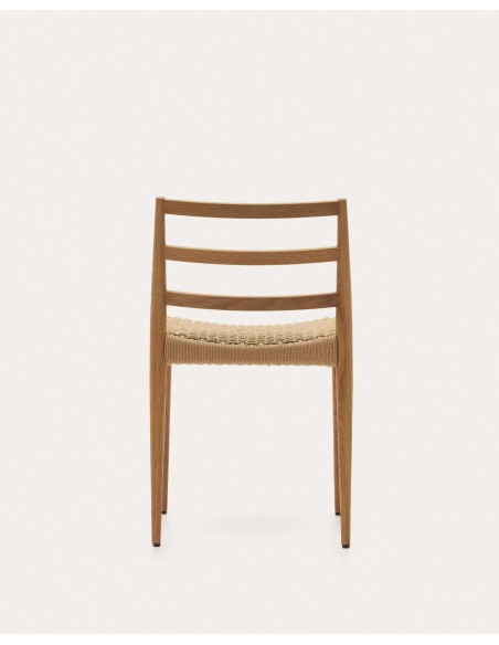 Silla Analy, roble natural, cuerda FSC 100% - Kave Home; C0100125CP46