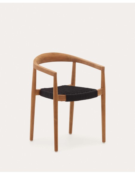 Silla exterior Ydalia, madera teca natural - Kave Home; J0600075JJ01