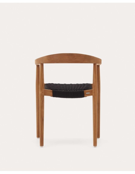 Silla exterior Ydalia, madera teca natural - Kave Home; J0600075JJ01
