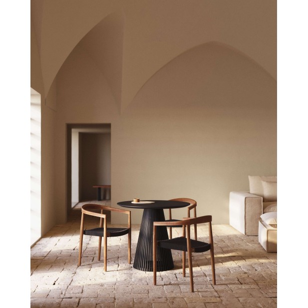 Silla exterior Ydalia, madera teca natural - Kave Home; J0600075JJ01 Silla exterior Ydalia, madera teca natural - Kave Home; J0600075JJ01