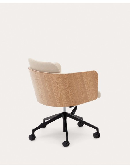 Silla Madai, chenilla beige FSC MIX Credit - Kave Home; C0200001KY12